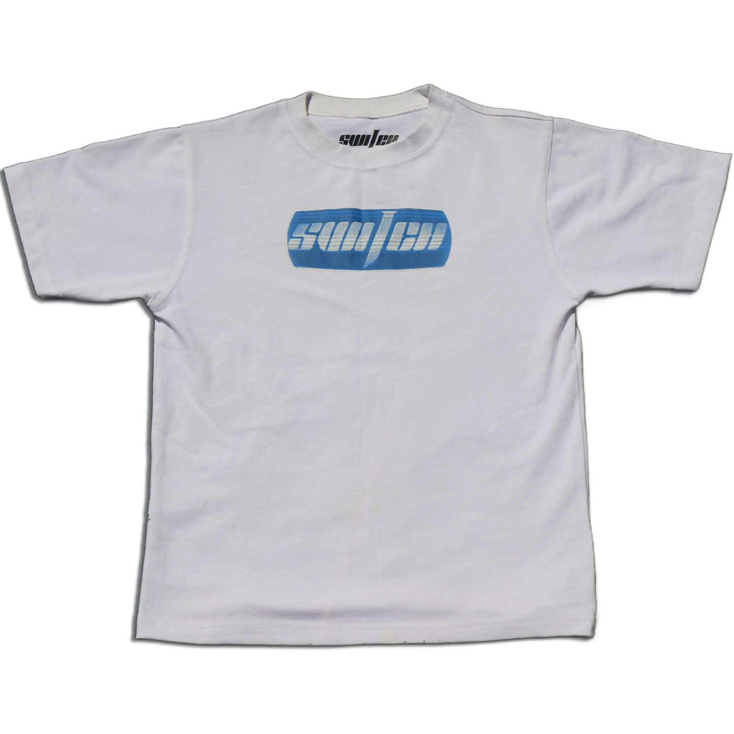 WHITE TV TEE
