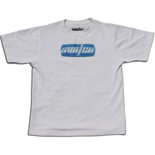 WHITE TV TEE